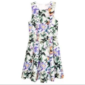 H&M Floral Fit & Flare Dress